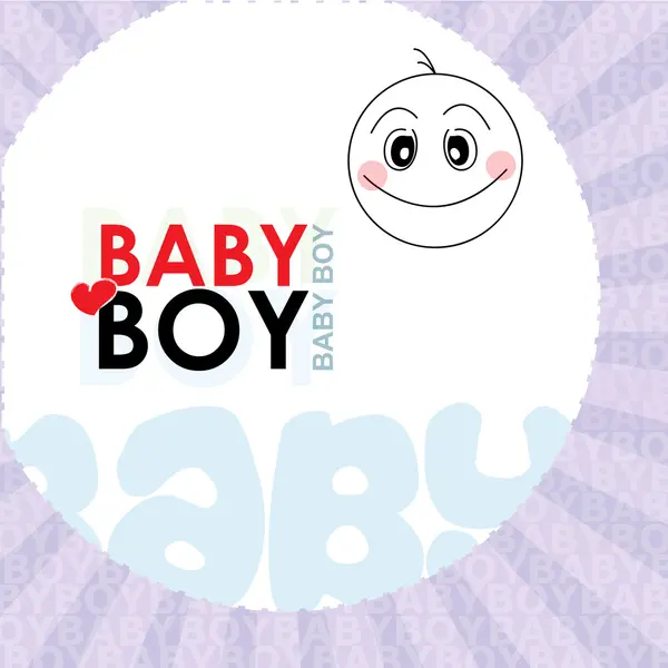 Baby template background — Stock Photo, Image