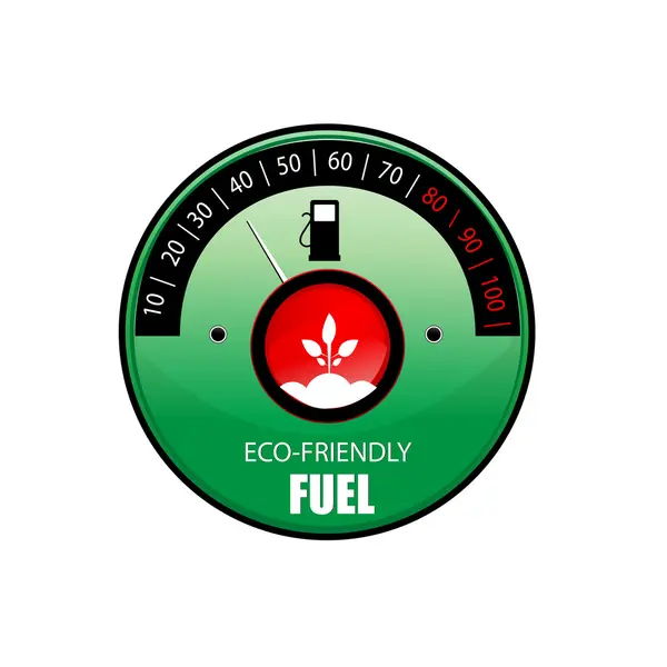 Ökológiai üzemanyag ikon — Stock Fotó