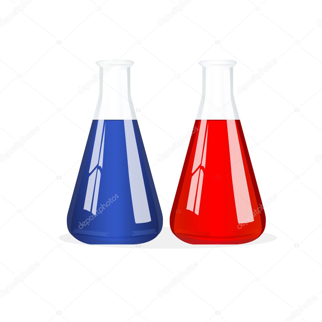 Isolated beakers — Stock Photo © 3848018