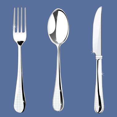 Set of cutlery clipart