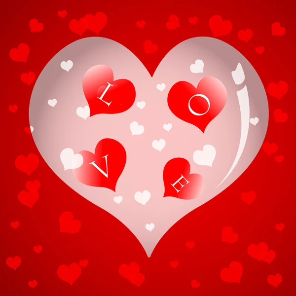 Abstract valentine background — Stock Photo, Image