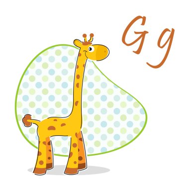 G for giraffe clipart