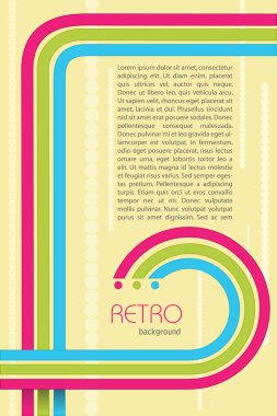 Retro background clipart