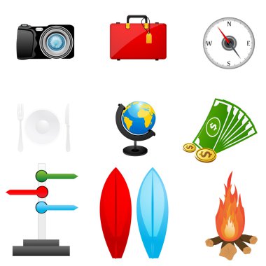 Travel icon clipart