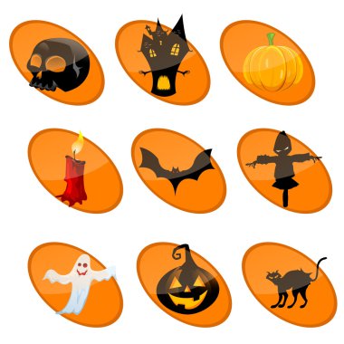 Elememts of halloween clipart