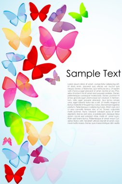 Butterfly background clipart