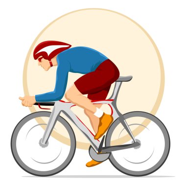 Cyclist clipart