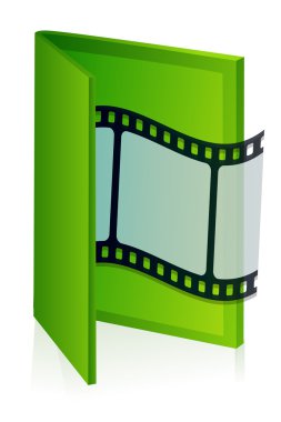 Movie folder clipart