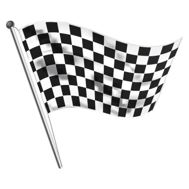 Race flag clipart