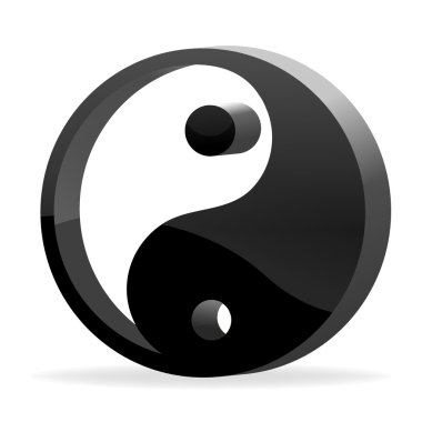 Yin yang clipart