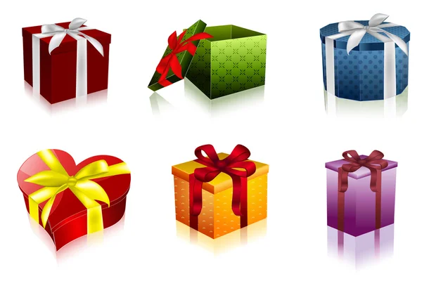 Attractive gift boxes — Stock Photo, Image