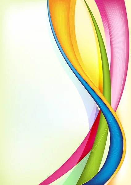 Swirly kleurrijke achtergrond — Stockfoto