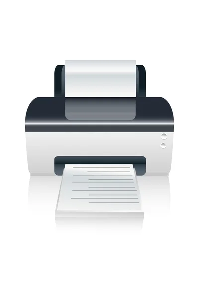 Dispositivo de impressora colorida — Fotografia de Stock