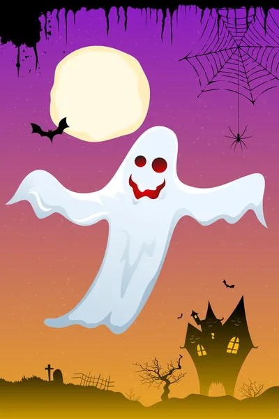 Halloween geest — Stockfoto
