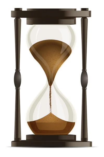 Ilustração de relógio de areia — Fotografia de Stock