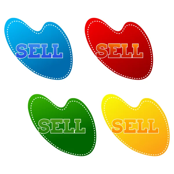 Set van kleurrijke pictogrammen — Stockfoto
