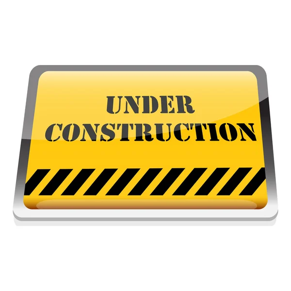 Under construction board — Stock Photo, Image