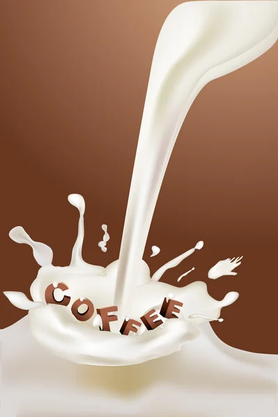 Milchkaffee — Stockfoto