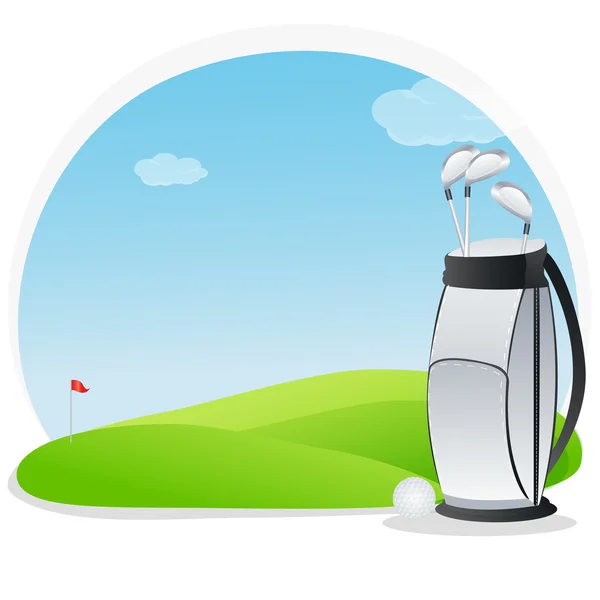 Kit de golfe — Fotografia de Stock