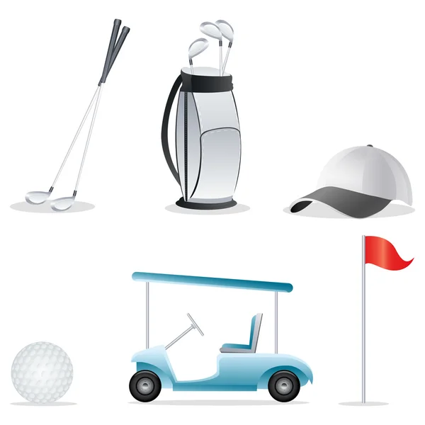 Golf-ikonok — Stock Fotó