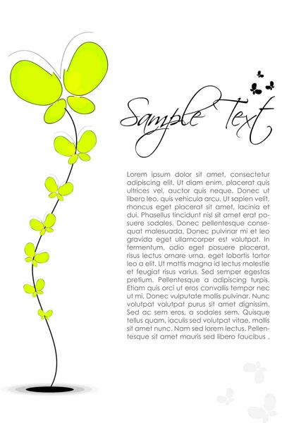 Abstrakte florale Textvorlage — Stockfoto