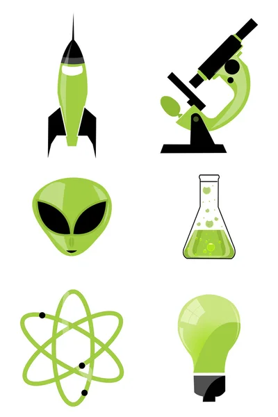 Ícone científico — Fotografia de Stock
