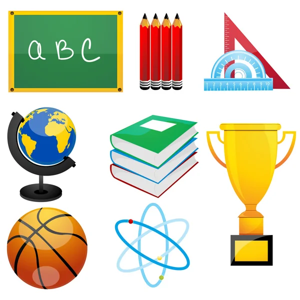 Set of education elements — Stock Photo, Image