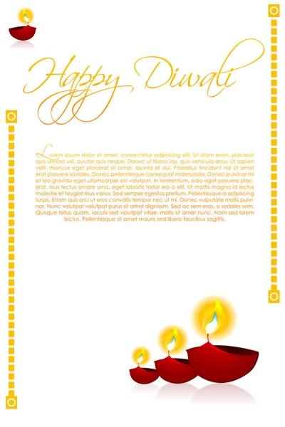 Diwali card — Stock Photo, Image