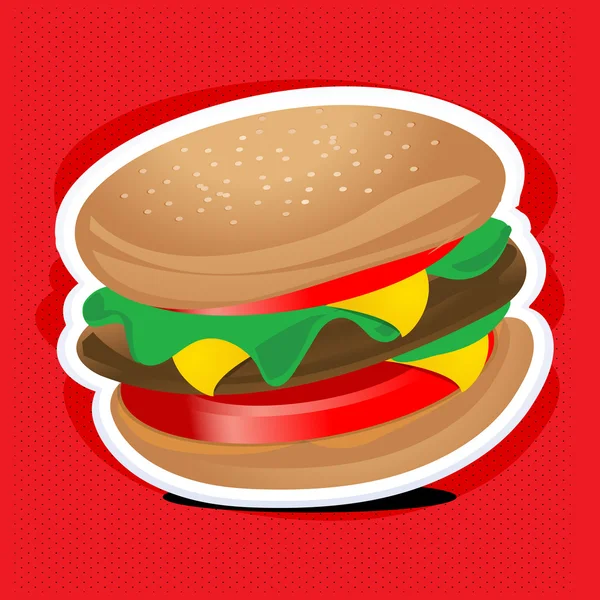 Deliciosa hamburguesa — Foto de Stock