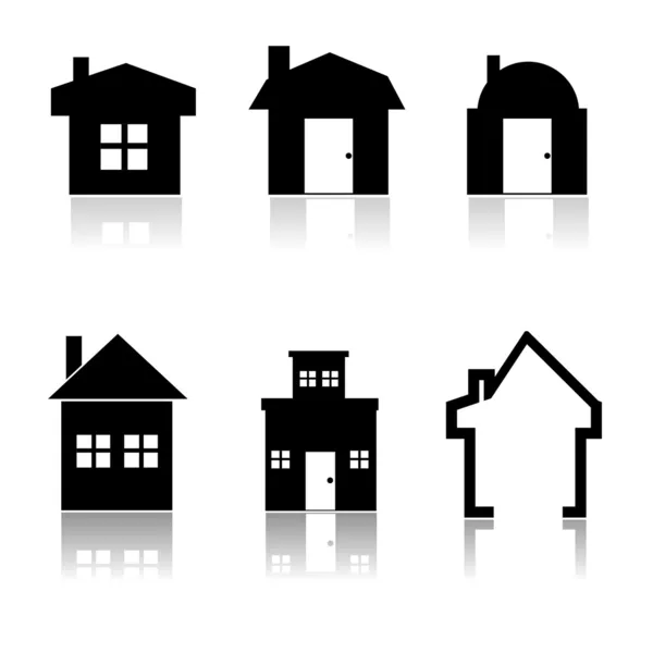 Verschillende home pictogrammen — Stockfoto