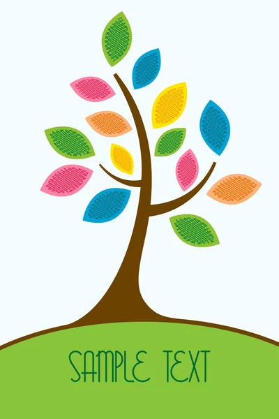 Colorful tree — Stock Photo, Image