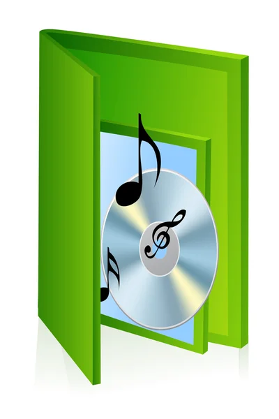 Music folder — Stock Photo, Image