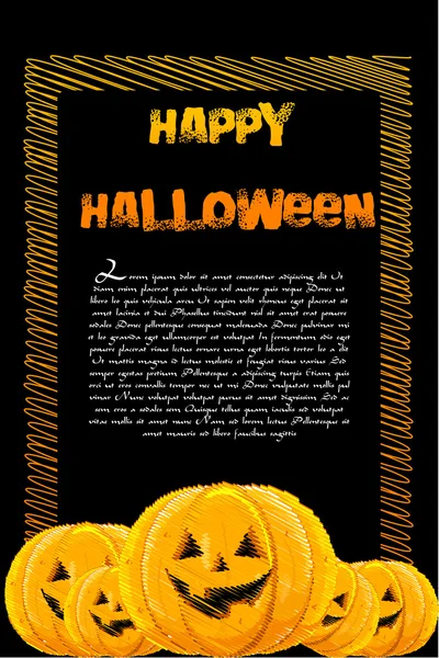 Cartão de Halloween — Fotografia de Stock