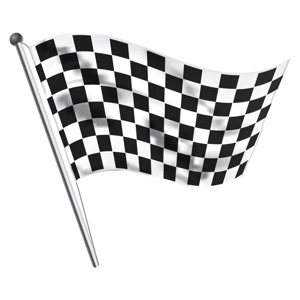 Race zászló — Stock Fotó