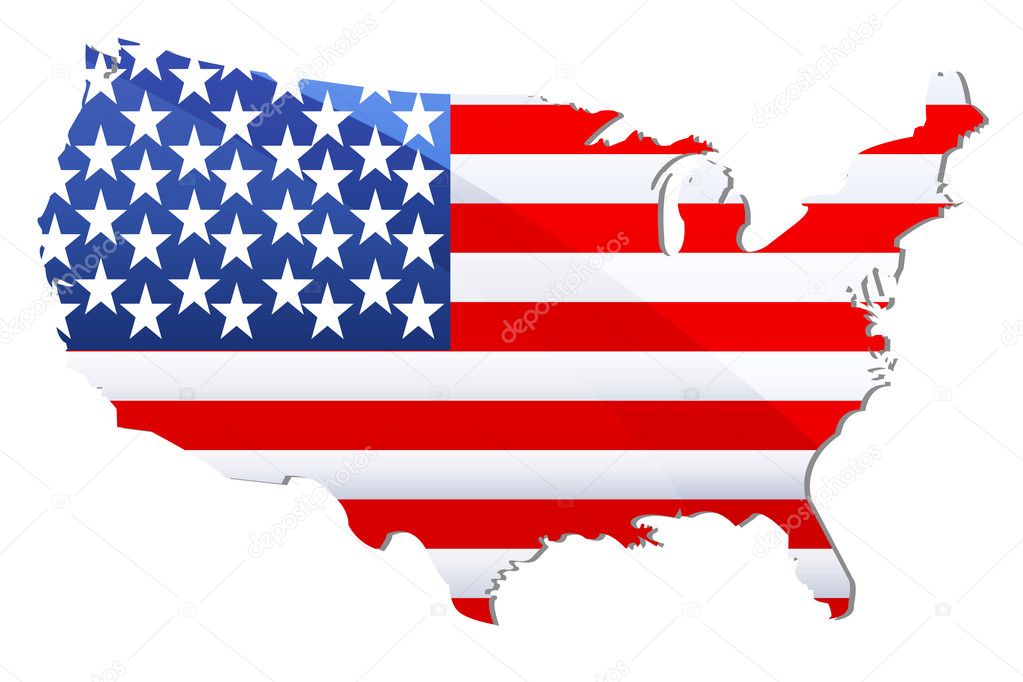Flag of united states of america