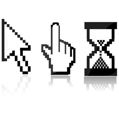 Mouse cursors clipart