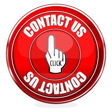 Contact us button clipart