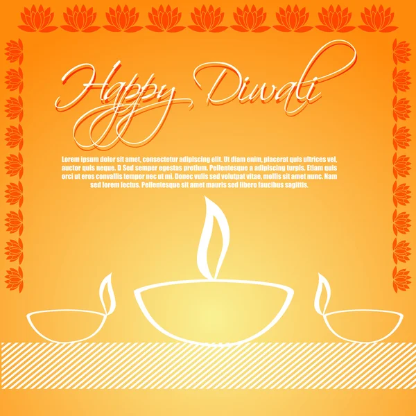 Carta di Diwali — Foto Stock
