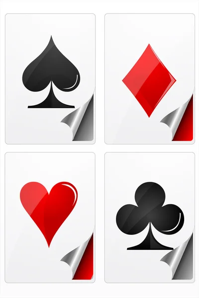 Símbolo de cartas de jogo — Fotografia de Stock