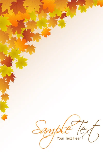 Cartão de outono — Fotografia de Stock