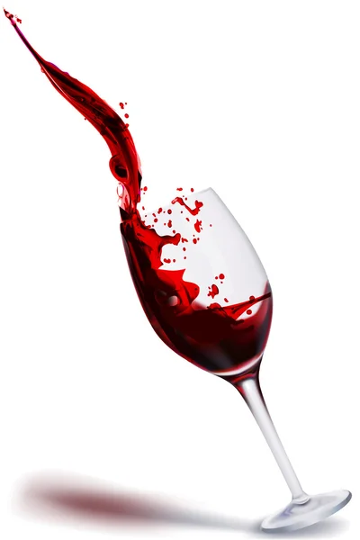 Wino w szkle — Zdjęcie stockowe