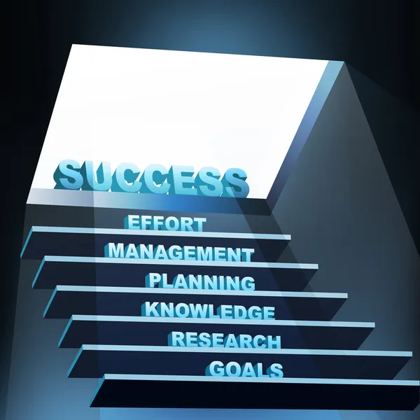 Passos de sucesso — Fotografia de Stock