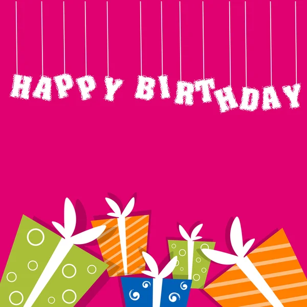 Birthday card — Stock Photo, Image