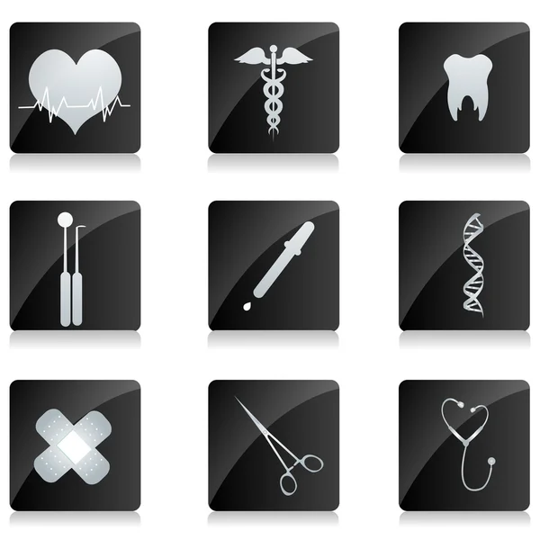 Lékařské ikony — Stock fotografie