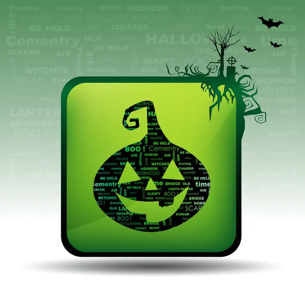 Halloween kártya — Stock Fotó