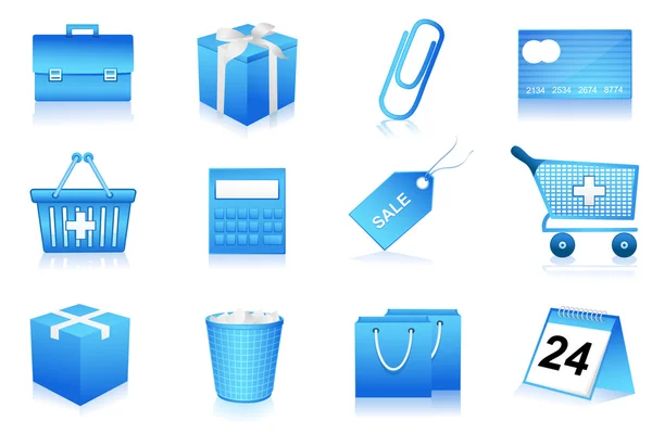 Shopping & office icons — Stock Photo, Image