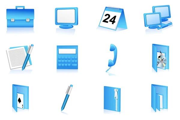 Office icons — Stock Photo, Image