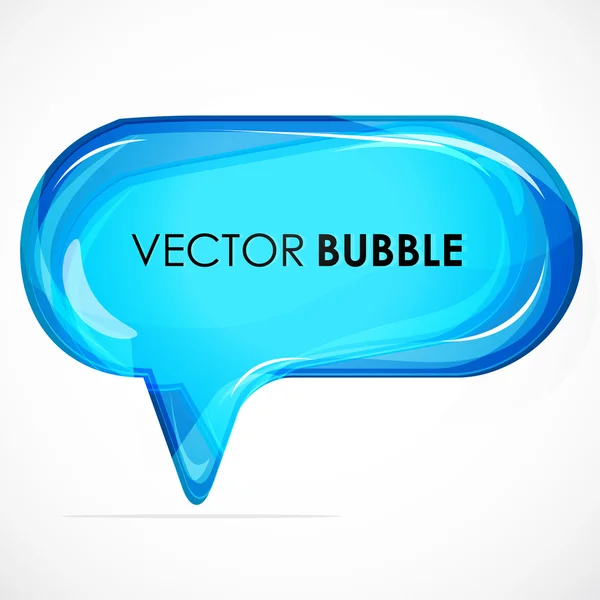 Bubble op witte achtergrond — Stockfoto