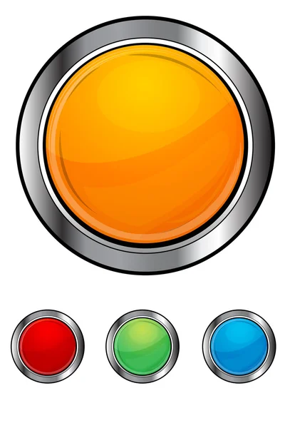 Γυαλιστερό πολύχρωμα κουμπιά — Φωτογραφία Αρχείου
