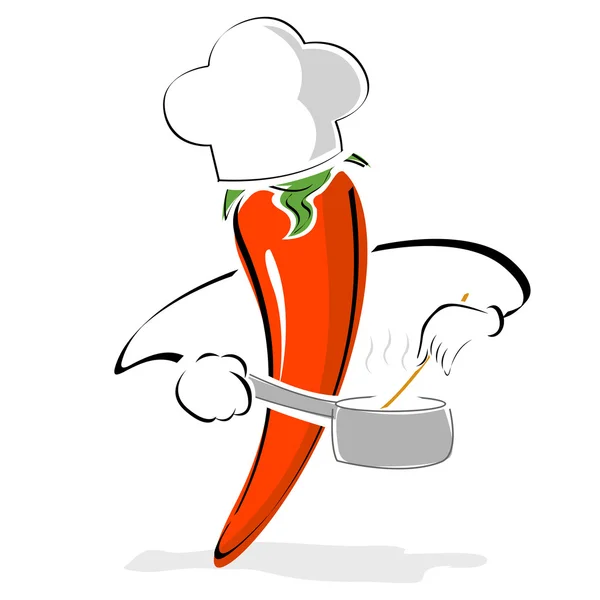 Pepper chef — Stock Photo, Image